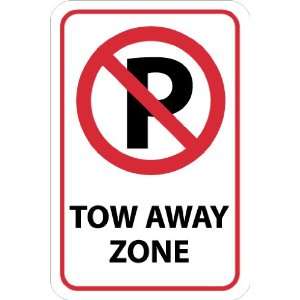  SIGNS GRAPHIC TOW AWAY ZONE