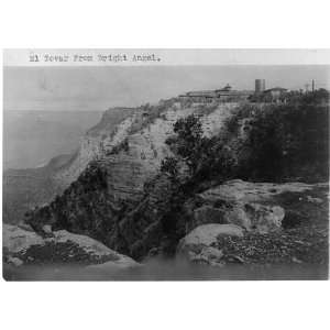  Grand Canyon El Tovar from Bright Angel,Arizona,AZ,c1906 