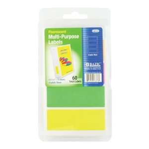   . Fluorescent Multipurpose Label 60 Pack  Pack of 24