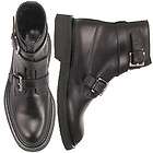 Dior Homme Black Buckle Strap Lug Boots US 10.5 / EU 43.5