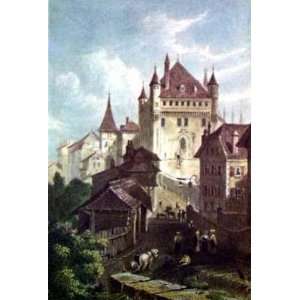  Castle Of Lausanne Poster Print