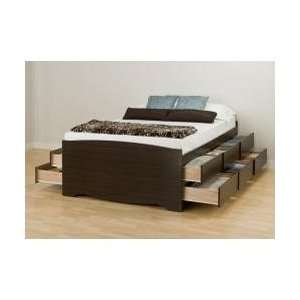   Platform Storage Bed   Prepac Furniture   EBQ 6212