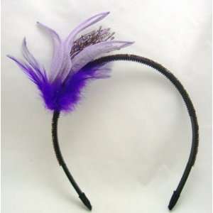  Whimsical Purple Beaded Headband Beauty