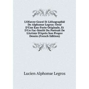   Dessin (French Edition) Lucien Alphonse Legros  Books