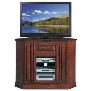  Burnished Cherry 46 Wide Corner Television Console
