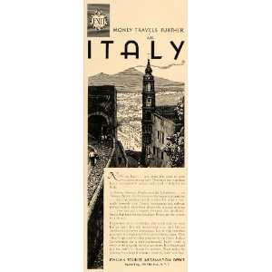  1932 Ad Italian Tourist Iformation Trip Rome Church Italy 