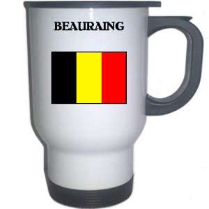 Belgium   BEAURAING White Stainless Steel Mug