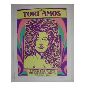  Tori Amos Silk Screen Poster David Dean Graphic Design 