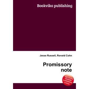 Promissory note [Paperback]