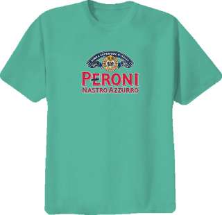 Peroni Nastro Azzurro Italian Beer T Shirt  