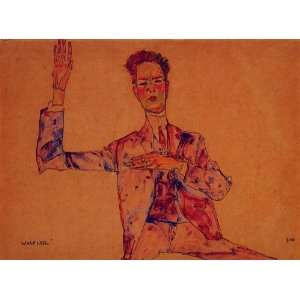   paintings   Egon Schiele   24 x 18 inches   Willy Lidl