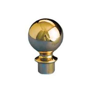  Slip Fit Ball Top 3 1/4 Inch Gold for 2 Inside Diameter 