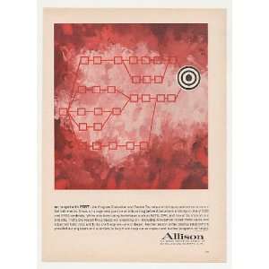   Allison PERT Program Evaluation Review Target Print Ad