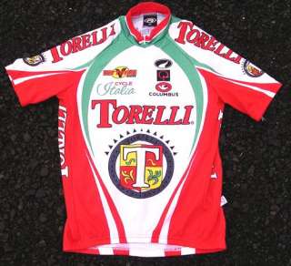 Team TORELLI BICYCLES Parentini CYCLING JERSEY XL Made in Italy  