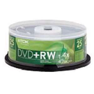  TDK ELECTRONICS CORPORATION DVD+RW 4.7GB 4X Spindle 