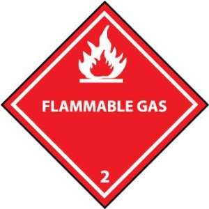  PLACARDS FLAMMABLE GAS 2