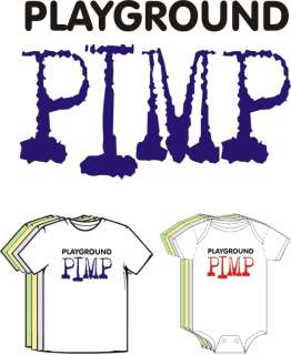 Playground Pimp Funny Baby Boy Clothes T shirt Toddler  