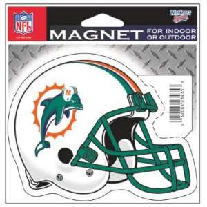  Miami Dolphins Official Logo 4x6 Die Cut Magnet Sports 