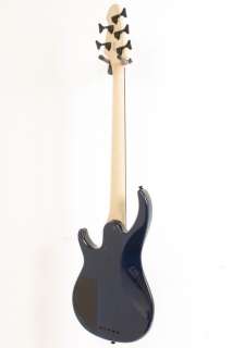   Millennium BXP 5 String Bass Guitar Quilt Top Trans Blue 886830309458