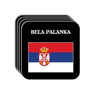  Serbia   BELA PALANKA Set of 4 Mini Mousepad Coasters 