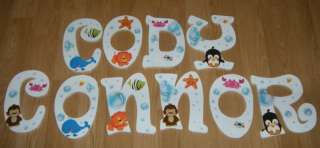 CUSTOM WOODEN WALL LETTERS FISHER PRICE PRECIOUS PLANET  
