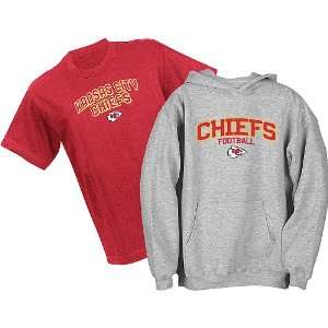   Belly Banded Hooded Sweatshirt and T Shirt Combo Pack (Small) Sports