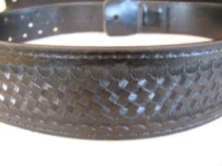 Safariland 875 Sam Browne Style Stitched Edge 2.25 Duty Belt Basket 