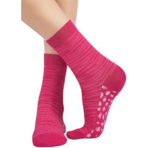  Feline Crew Socks   Hot Pink