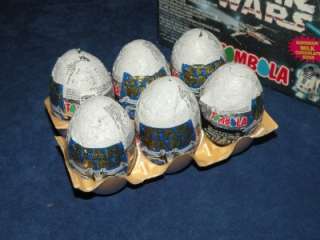 Star Wars Lot of 6 Tombola Milk Chocolate Eggs with Toys Inside and 