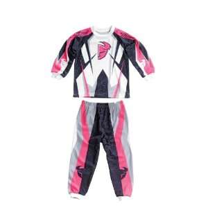    Thor Motocross Toddler Two Piece Pajamas   8T/Pink Automotive