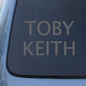  TOBY KEITH   Vinyl Car Decal Sticker #1884  Vinyl Color 