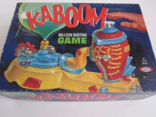   1965 KABOOM IDEAL Board Game toy balloon popping busting  