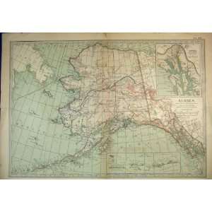   Matthews Northrup Works Map Alaska Glacier Bay Bering