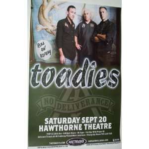  Toadies Poster   Concert Flyer   No Deliverance Tour