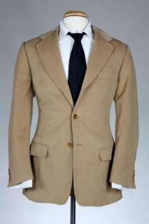 Vintage Banana Republic 100% Camel Hair 42 R Blazer/Jacket ITALY 46 L 