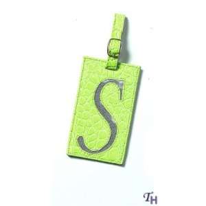  Russ Berrie Du Jour Initial Luggage Tag   Letter S 