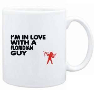  Mug White  I AM IN LOVE WITH A Floridian GUY  Usa States 
