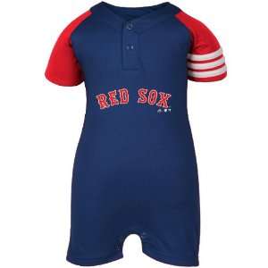  adidas Boston Red Sox Infant Romper   Navy Blue Sports 