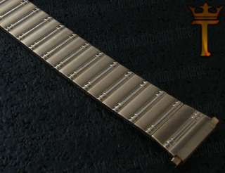 NOS 22mm Speidel USA Gold gf 1970s Vintage Watch Band  