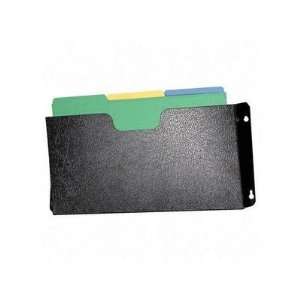 Wall Pocket   Legal Size, 17 1/4x2 1/2x8 1/4, Black(sold in packs of 3 