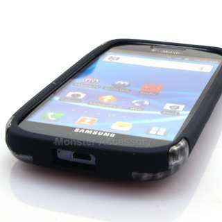   Dual Flex Hard Case Gel Cover For 4G Samsung Galaxy S2 X (Telus, Bell