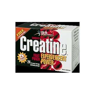  ISS Creatine Effervecent, 24 Pack Fruit Punch Health 