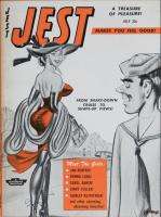 Jest 1958 July Vintage Humorama Bill Ward GGA racy spicy pinup comics 