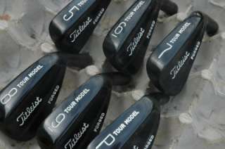 RARE TITLEIST TOUR MODEL 5  PW FORGED BLACK OXIDE (HEADS ONLY) AWESOME 