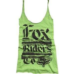 Fox Racing Womens Chatterbox Concert Cami Tank Top   Large/Vivid 