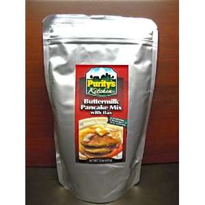 Puritys Kitchen Buttermilk Pancake Mix with Ground Flax Seed 15 oz.