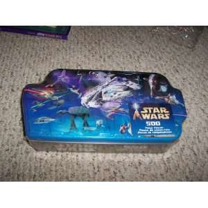  STAR WARS MOVIE VEHICLES 500 PC JIGSAW PUZZLE IN COLLECTOR TIN 