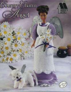 Crochet Barbie Fashion Doll Gown & Cat Patterns  