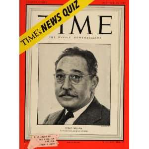  1949 TIME Cover Judge Harold Raymond Medina October 24 