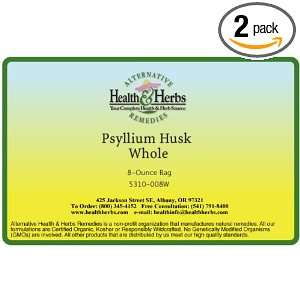   Psyllium Husk Whole, 8 Ounce Bags (Pack of 2)